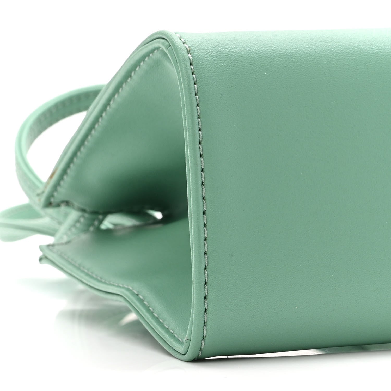 Telfar Vegan Leather Small Shopping Bag Sage 8 of 9