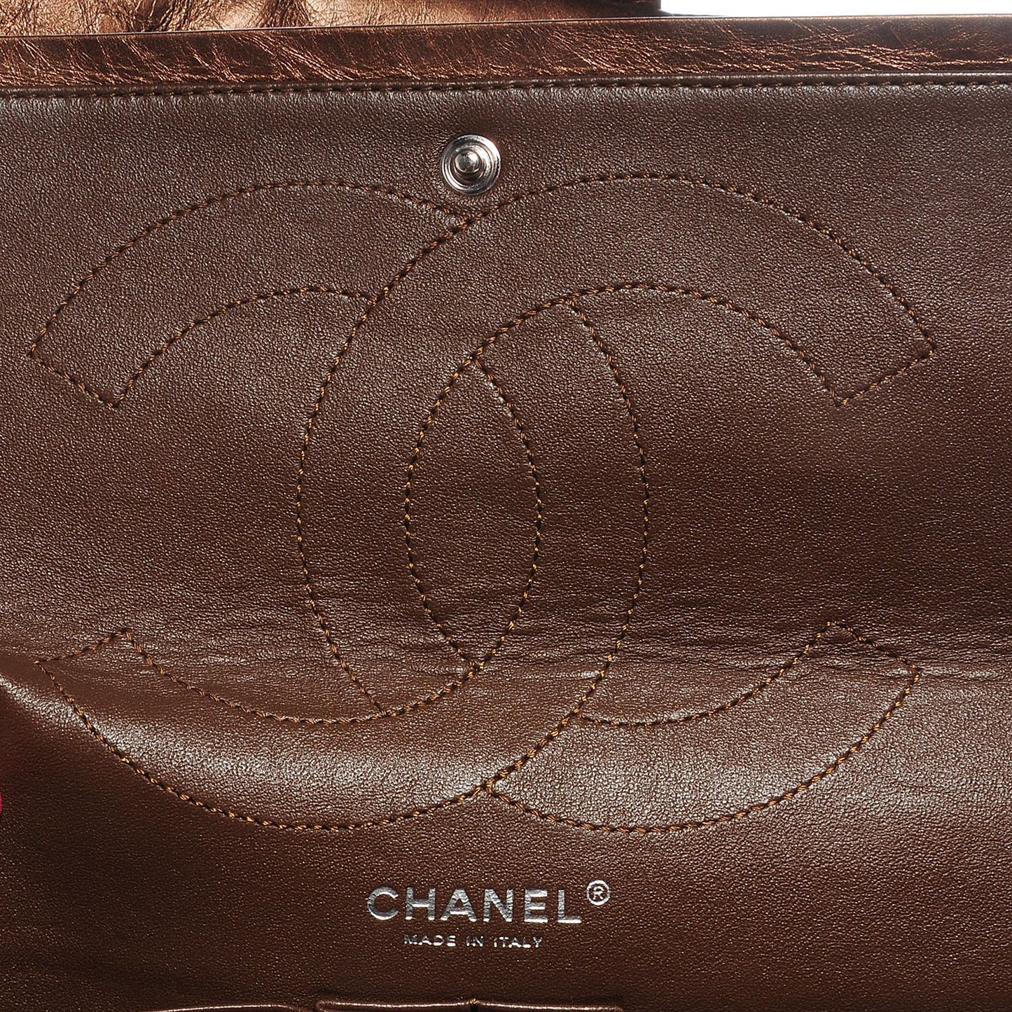 Aged Calfskin 2.55 Reissue 227 Flap Bronze
