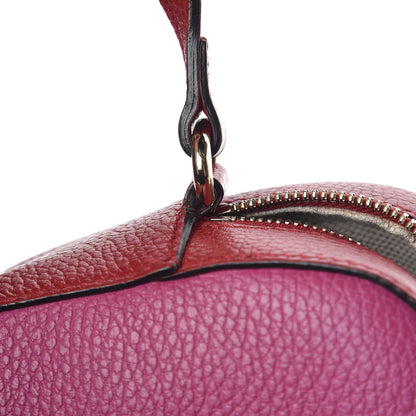 Gucci Dollar Calfskin Bi-Color Small Soho Disco Bag New Rosette Hibiscus Red 13 of 20