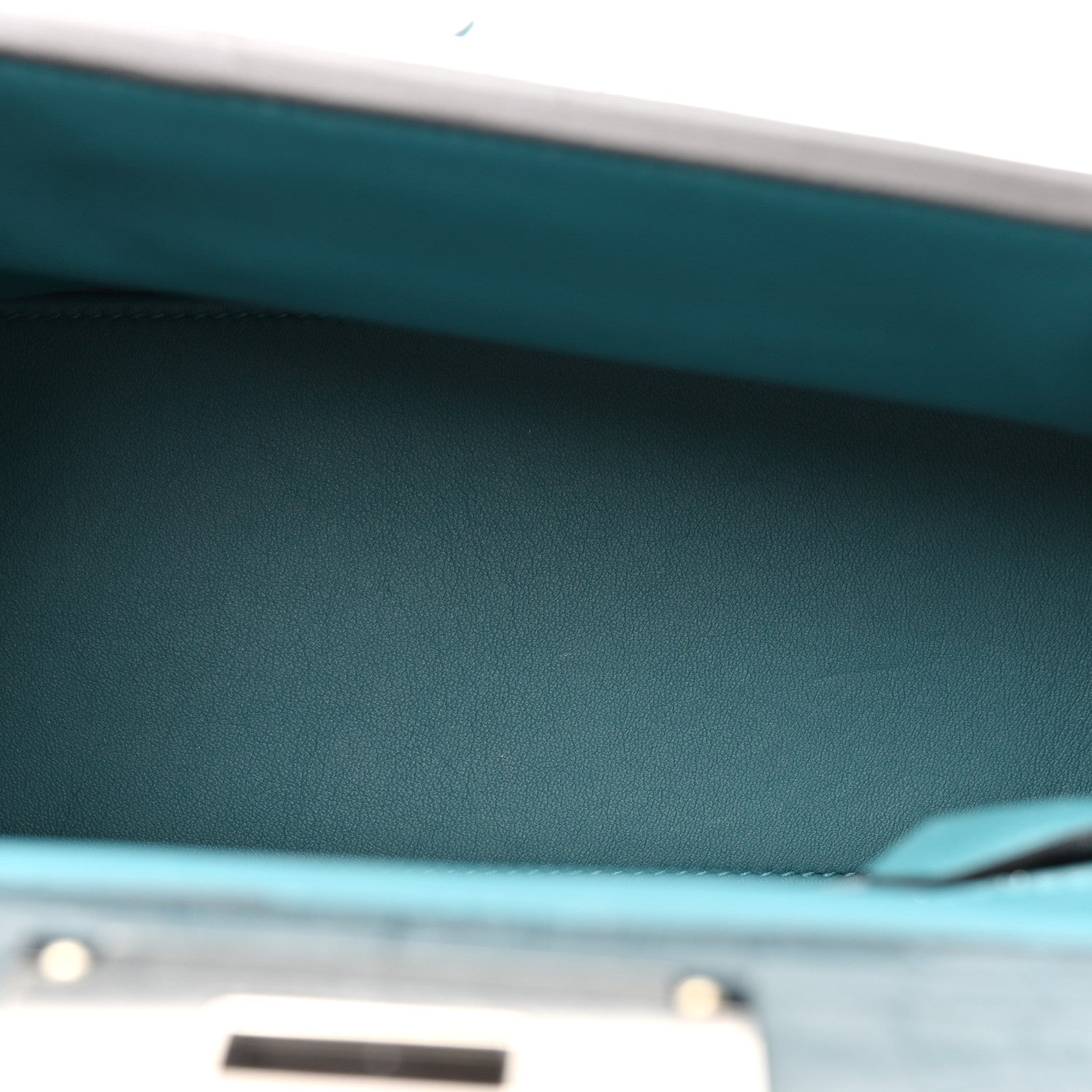 Hermes Evercolor Matte Alligator Swift Touch 24/24 21 Vert Bosphore 5 of 11