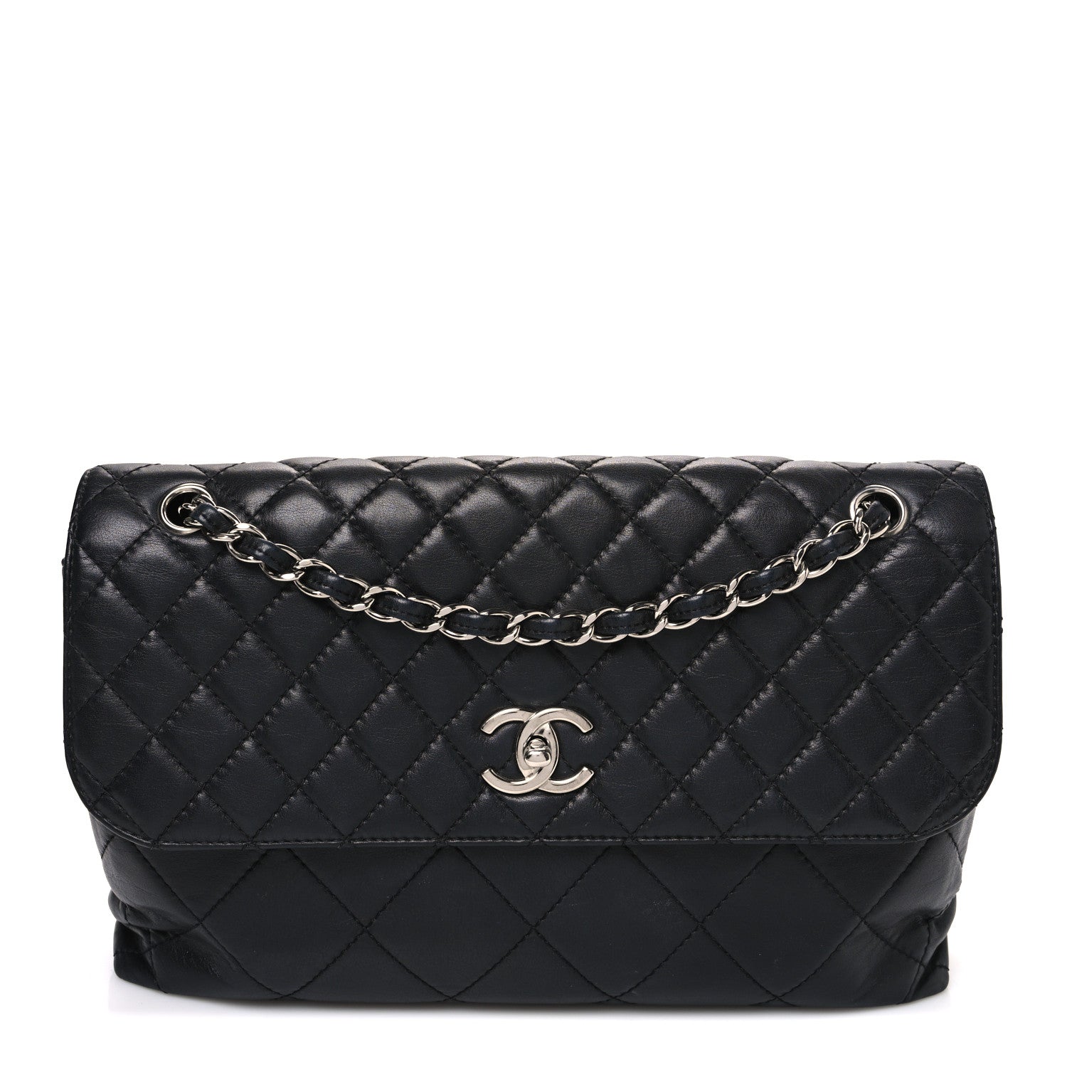 Chanel Calfskin Quilted In The Business Flap Bag Black 1 of 11