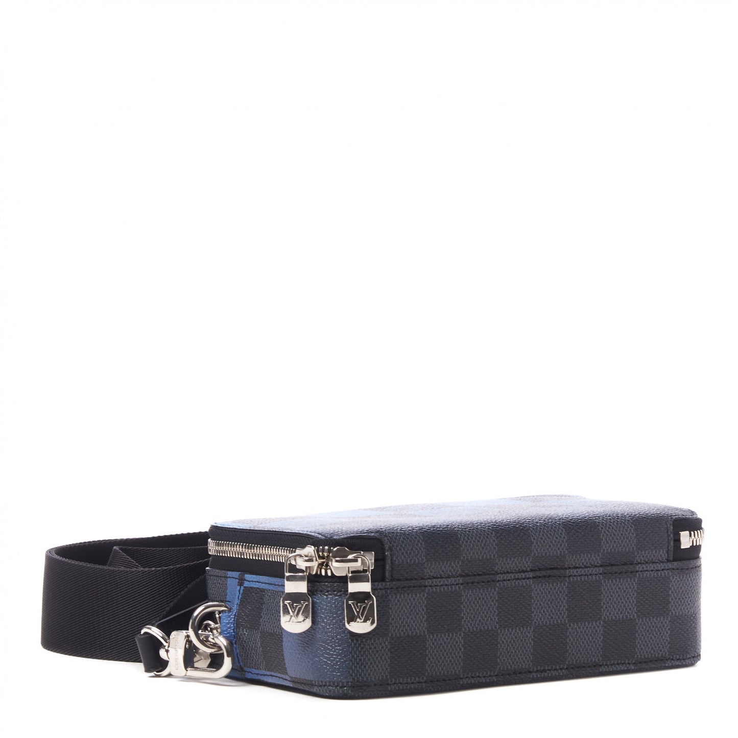 Giant Damier Graphite Alpha Wearable Wallet Navy