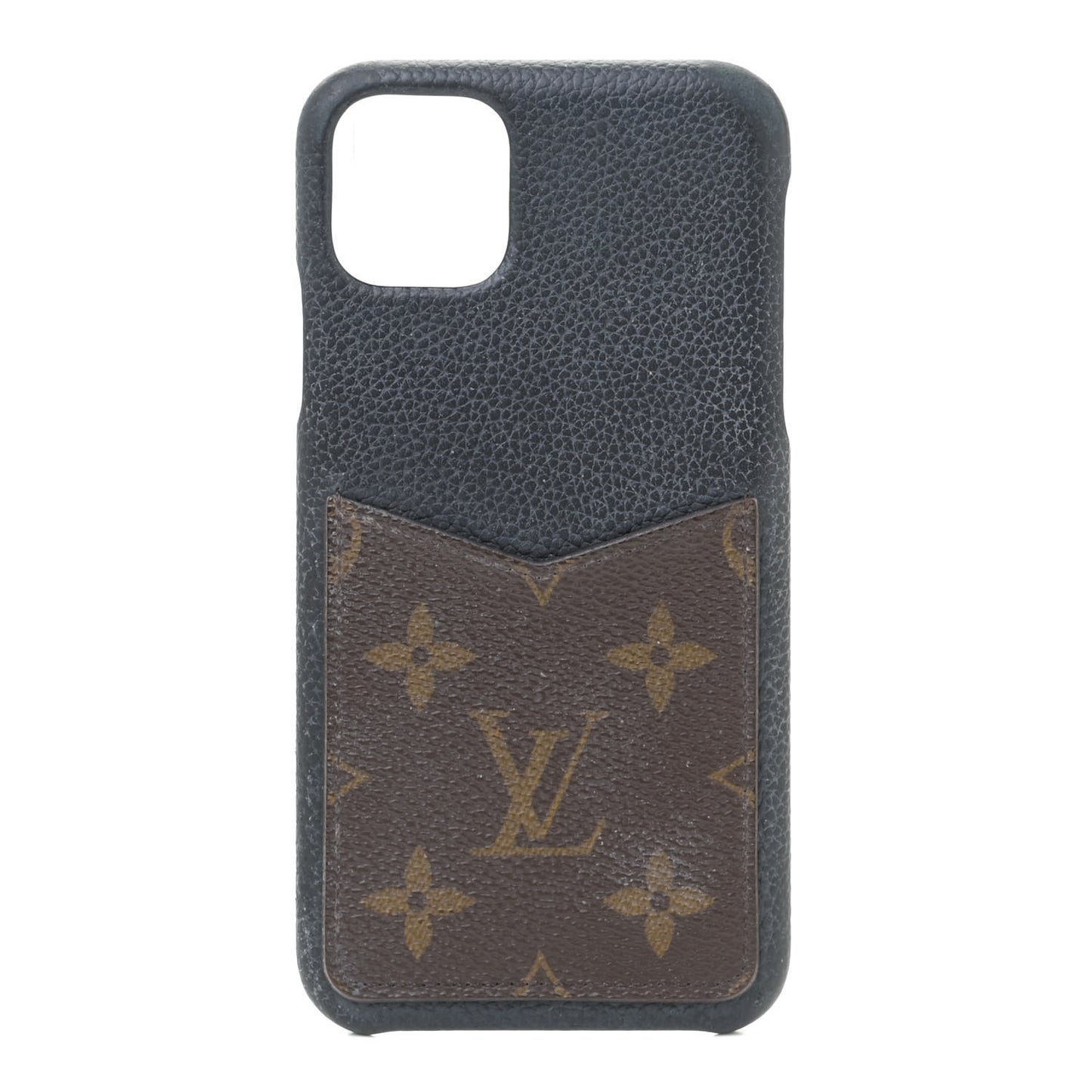 Monogram iPhone 11 Pro Max Bumper Black