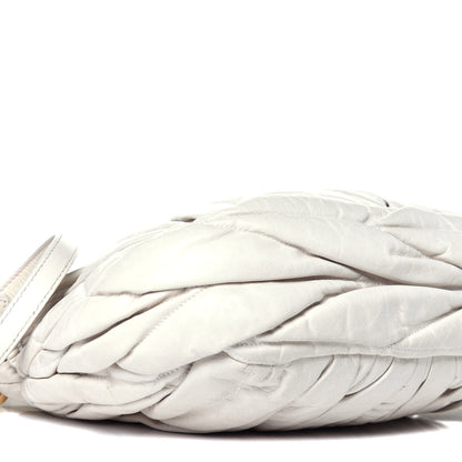 Miu Miu Nappa Matelasse Coffer Hobo Bianco 8 of 9