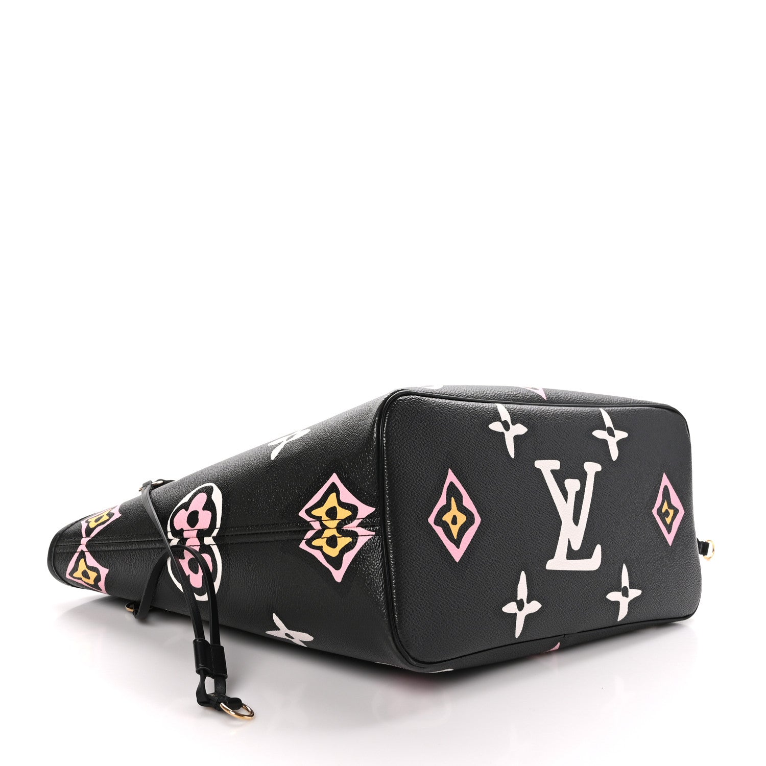 Louis Vuitton Monogram Giant Wild at Heart Neverfull MM Black 5 of 10