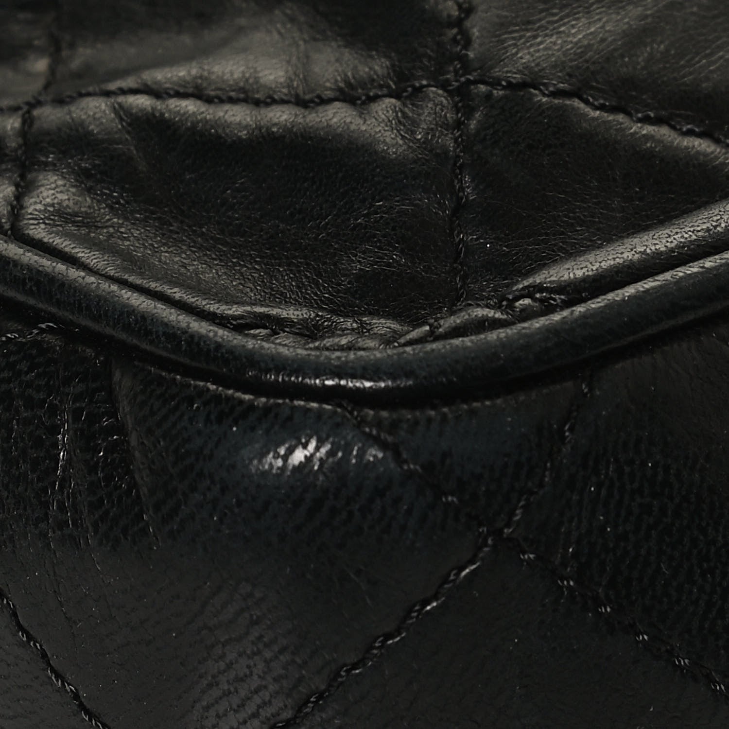 Chanel Lambskin Stitched Small Single Flap Black 12 of 13