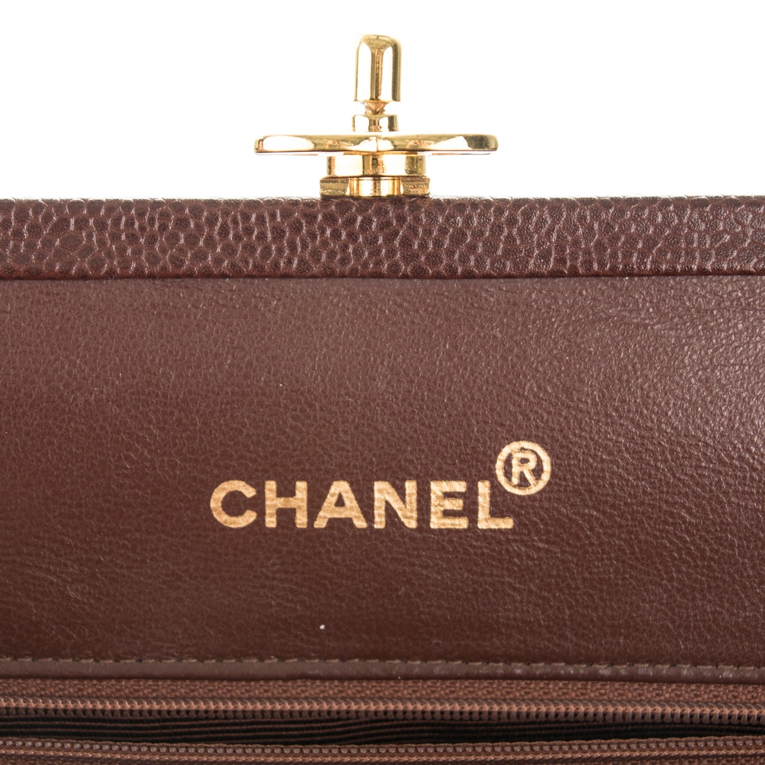 Chanel Caviar Quilted Shoulder Bag Bordeaux 7 of 8