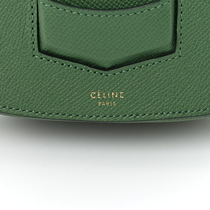 Celine Grained Calfskin Small Trotteur Light Forest 6 of 18