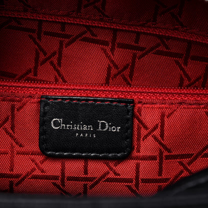Christian Dior Lambskin Cannage Large Lady Dior Black 7 of 14