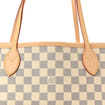 Louis Vuitton Damier Azur Neo Neverfull MM Rose Ballerine 8 of 10