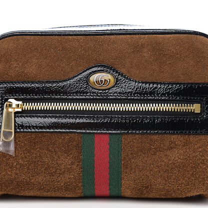 Gucci Suede Small Ophidia Belt Bag 95 38 Brown 7 of 9