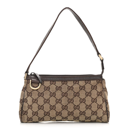 Gucci Monogram D Ring Cosmetic Case Brown 1 of 11