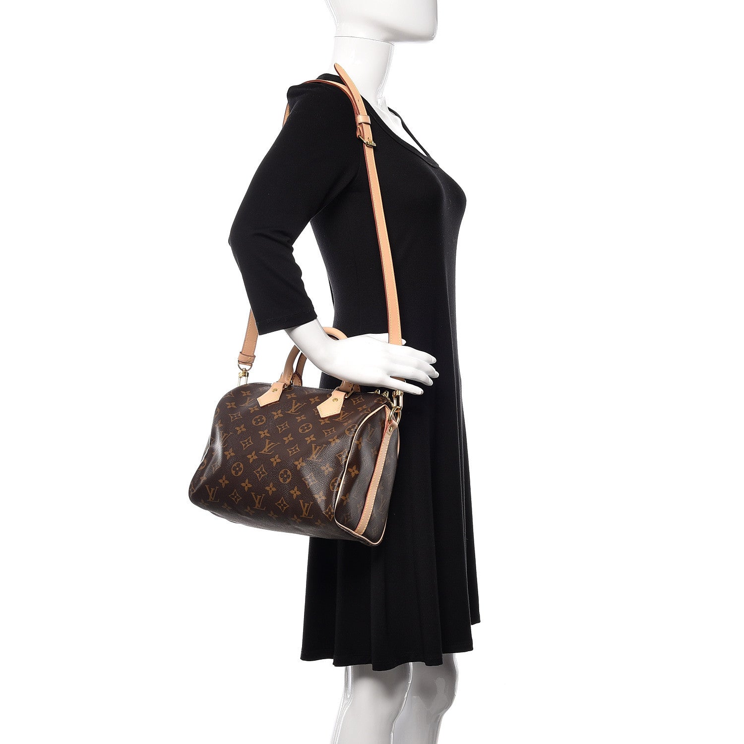 Louis Vuitton Monogram Speedy Bandouliere 25 2 of 11