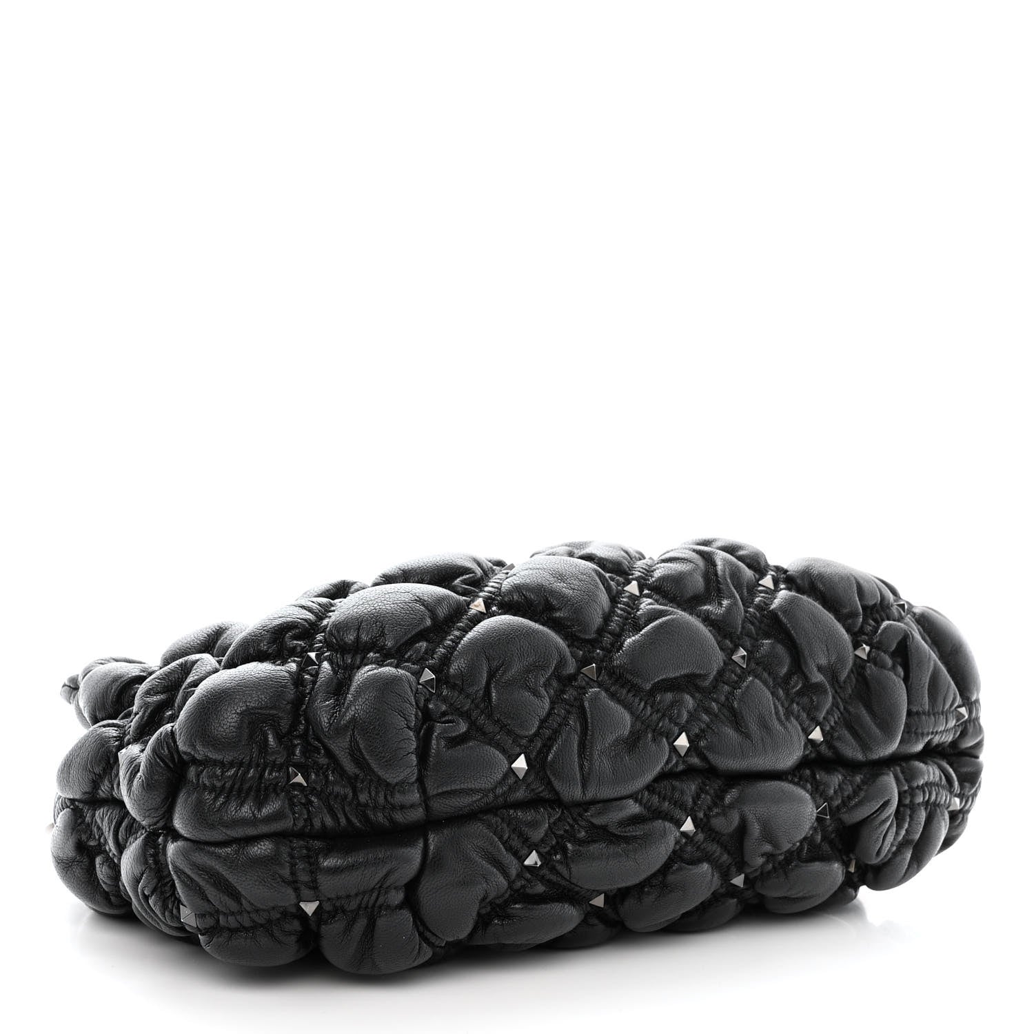 Valentino Garavani Nappa Spikeme Clutch Black 4 of 9