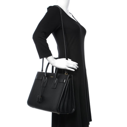 Saint Laurent Calfskin Small Sac De Jour Black 2 of 13