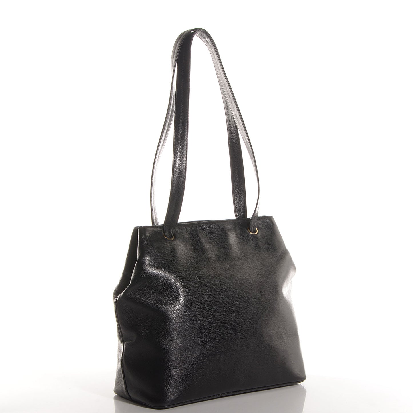 Caviar CC Shoulder Bag Black
