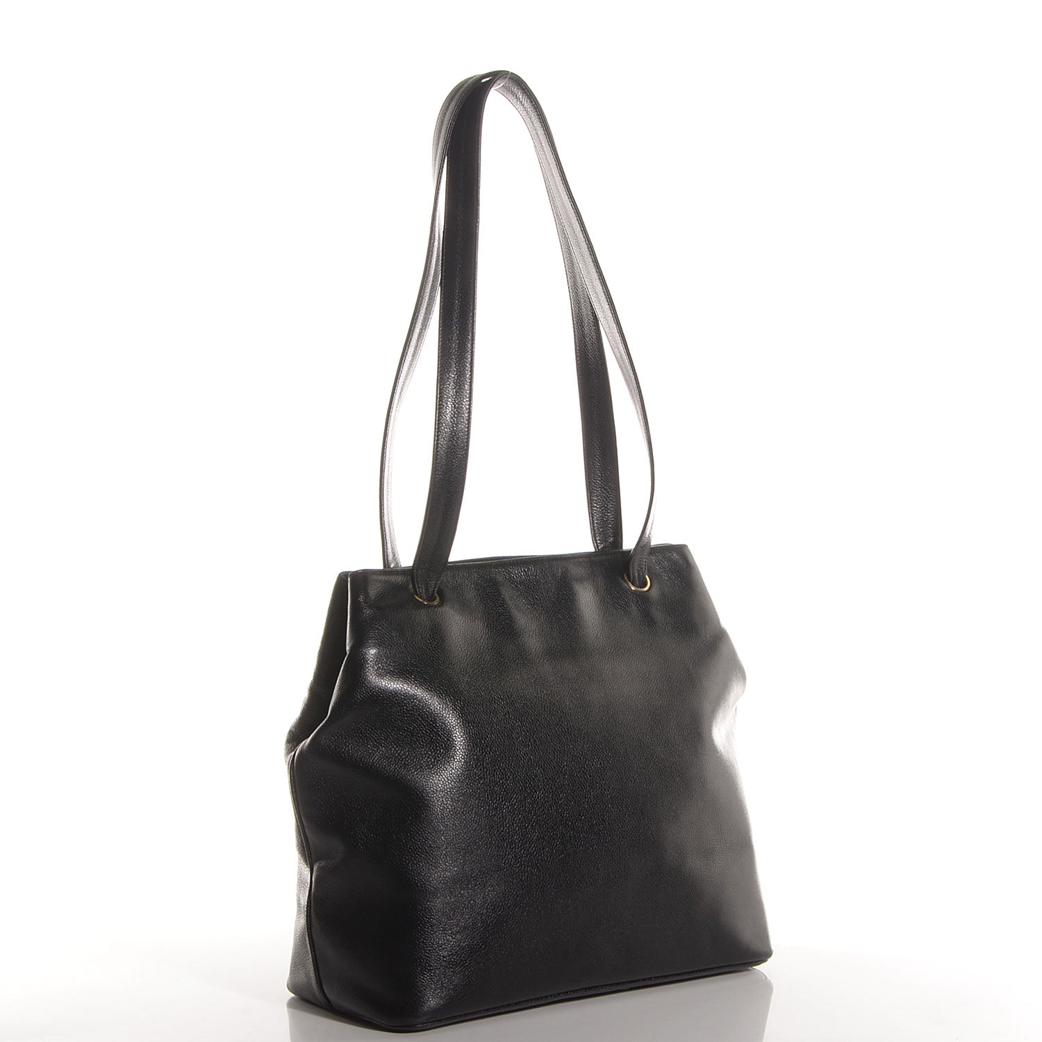 Chanel Caviar CC Shoulder Bag Black 3 of 7