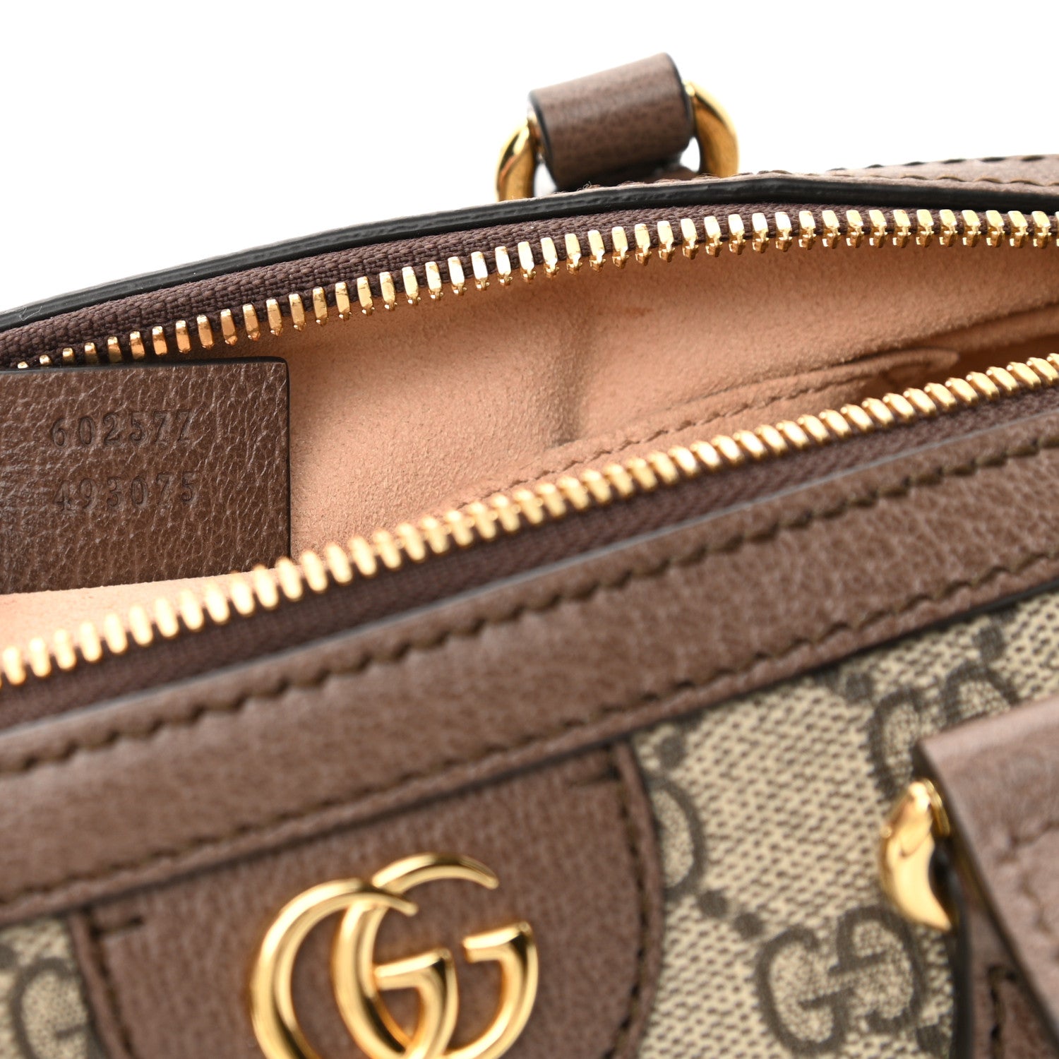 Gucci GG Supreme Monogram Web Small Ophidia Boston Bag Beige New Acero 7 of 10