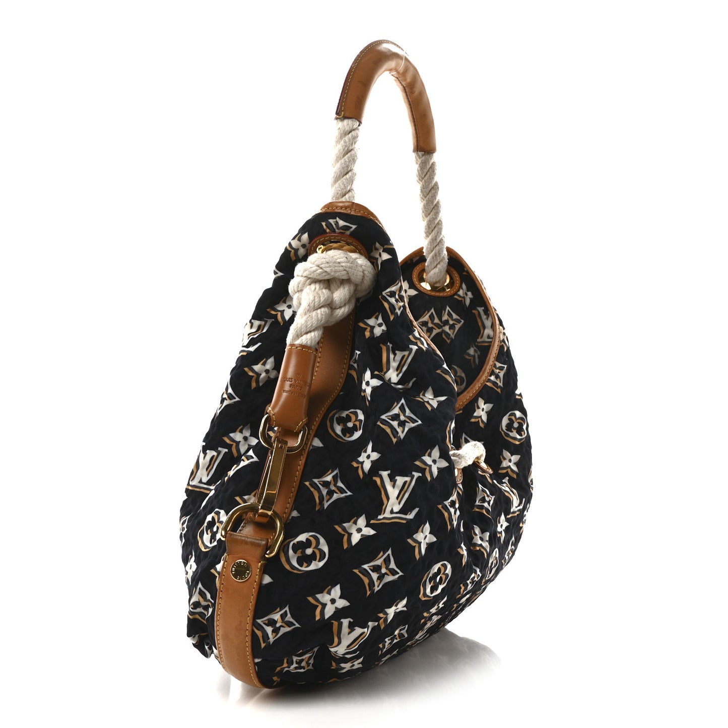 Canvas Monogram Cruise Bulles MM Navy