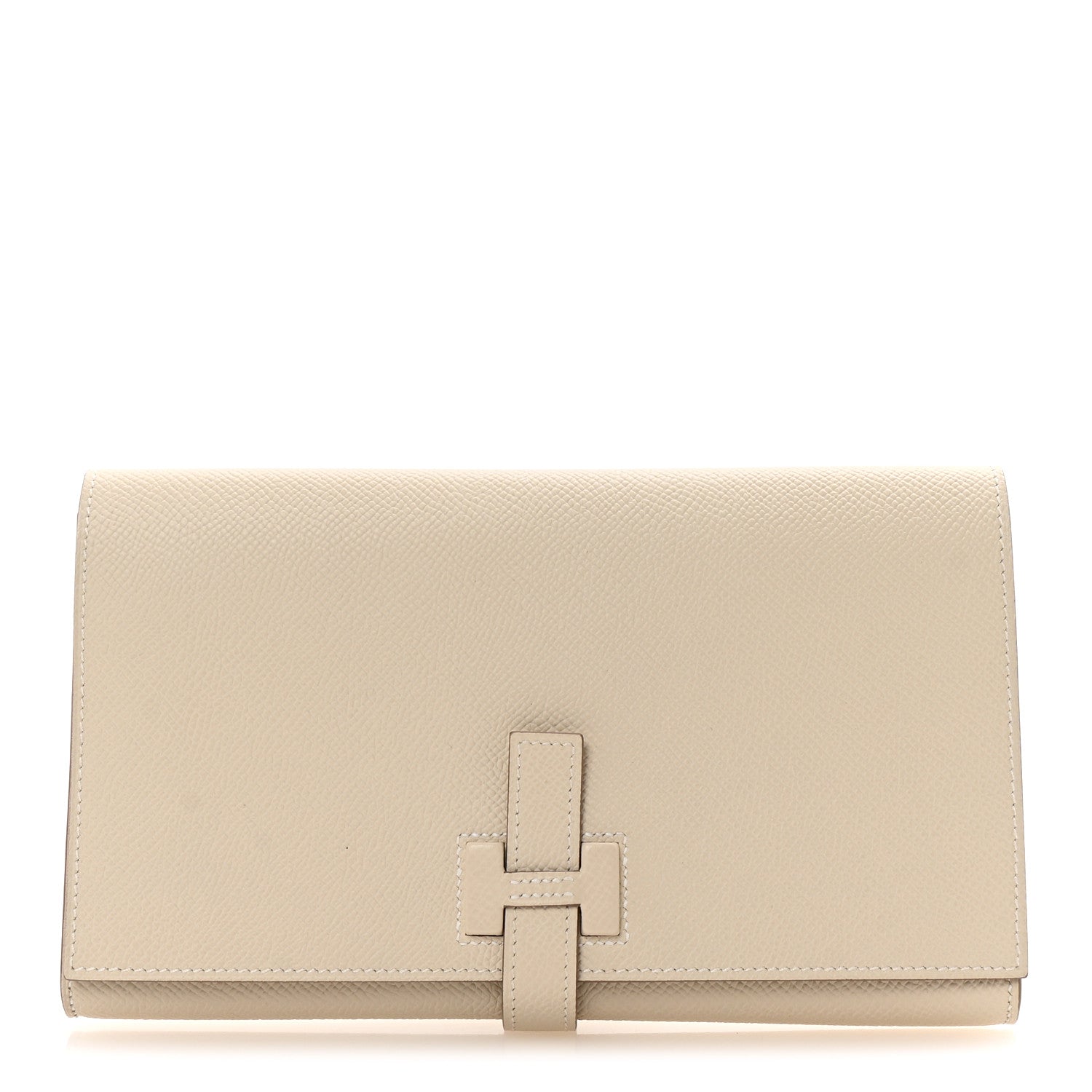 Hermes Epsom New H Passant Toutenmain Wallet Craie 1 of 8