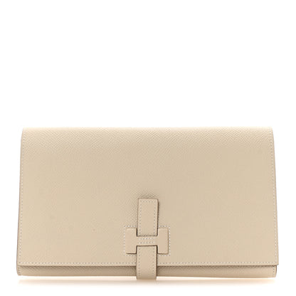 Hermes Epsom New H Passant Toutenmain Wallet Craie 1 of 8