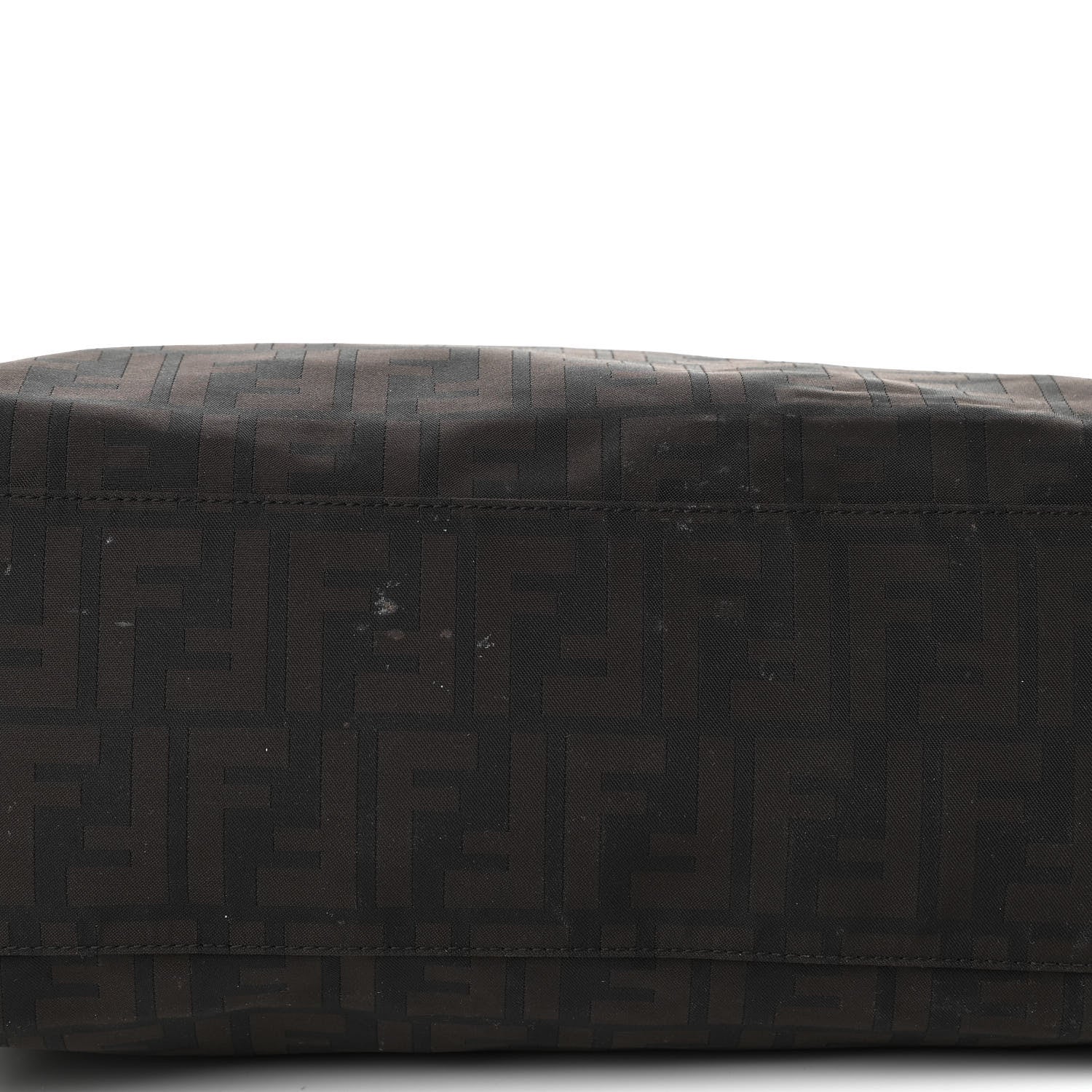 Fendi Nylon Zucca Medium Roll Tote Tobacco 14 of 22