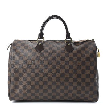 Louis Vuitton Damier Ebene Speedy 35 1 of 10