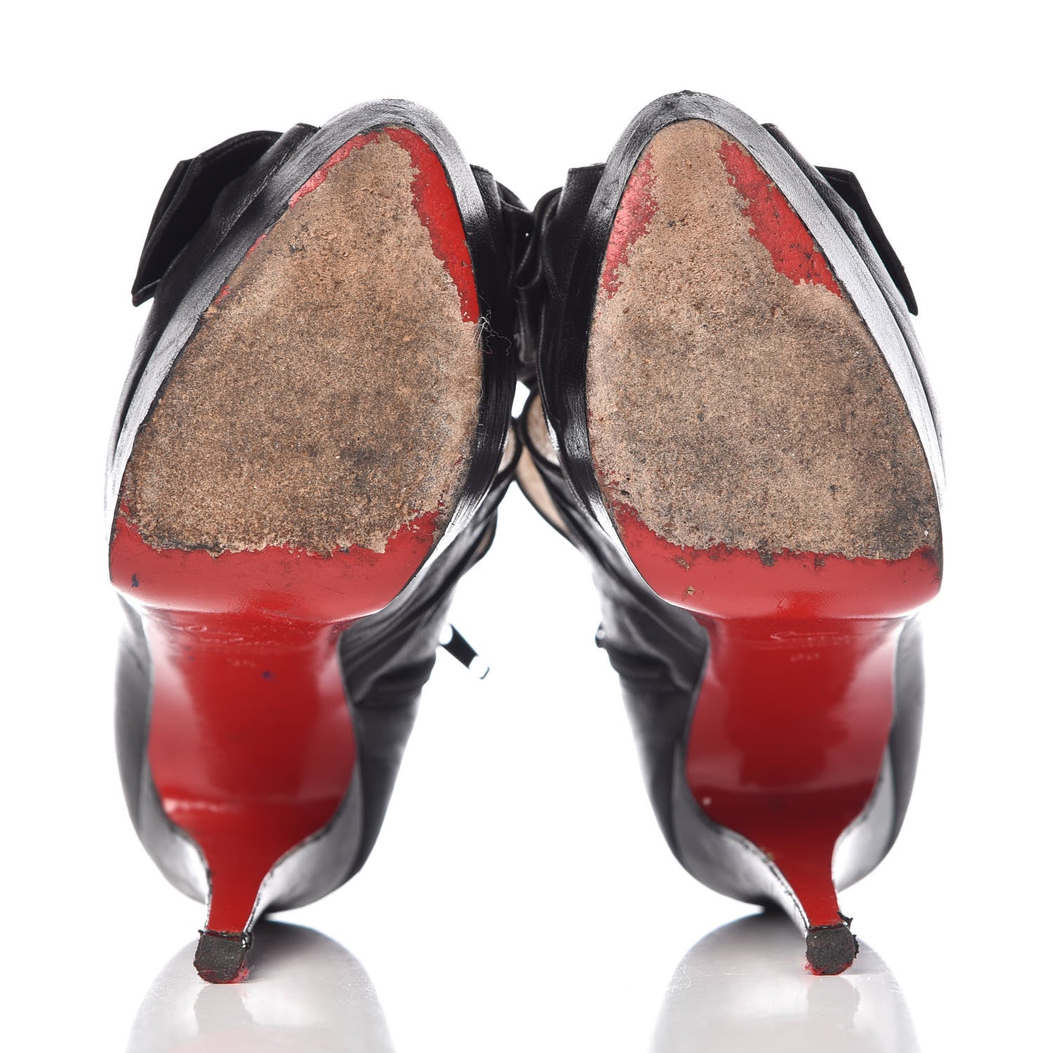 Christian Louboutin Nappa Madame Butterfly Booty 150 Ankle Boots 36 Black 5 of 13