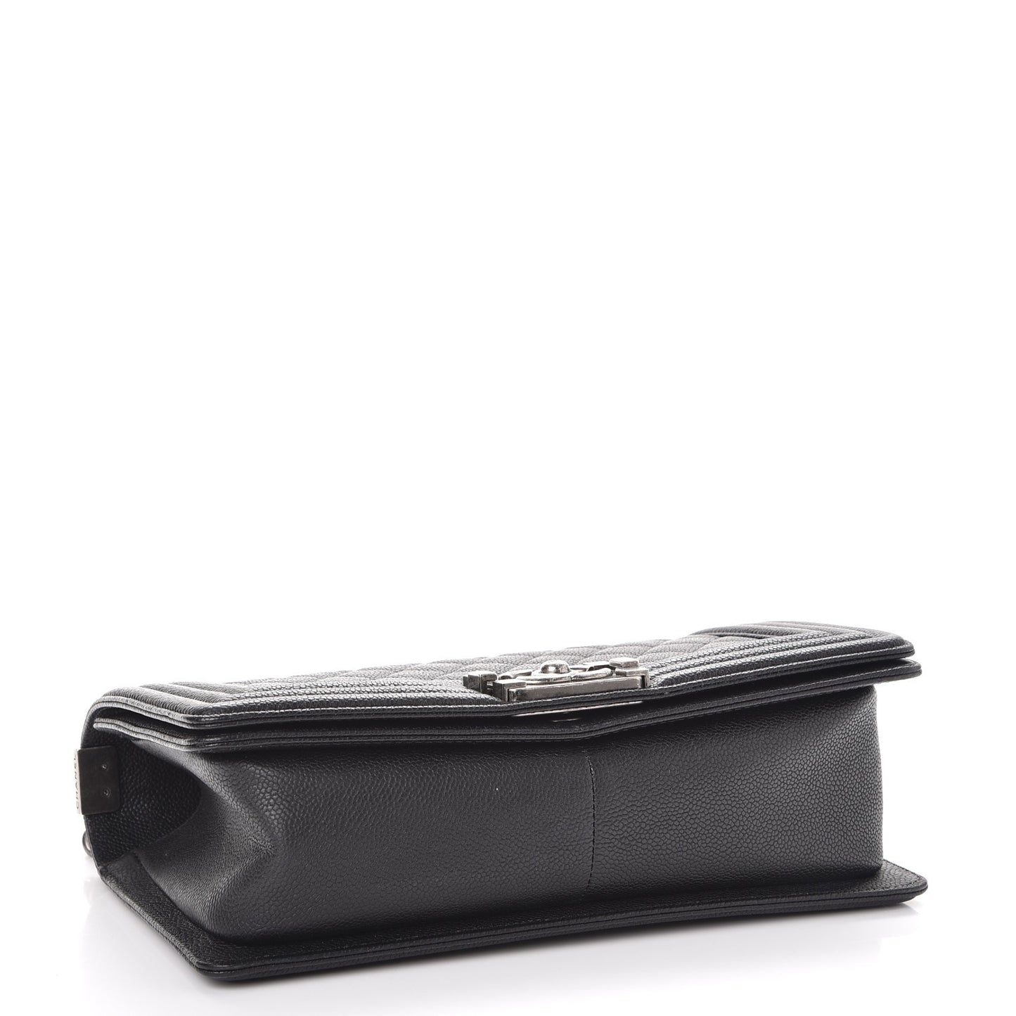 Caviar Quilted Medium Boy Flap Black