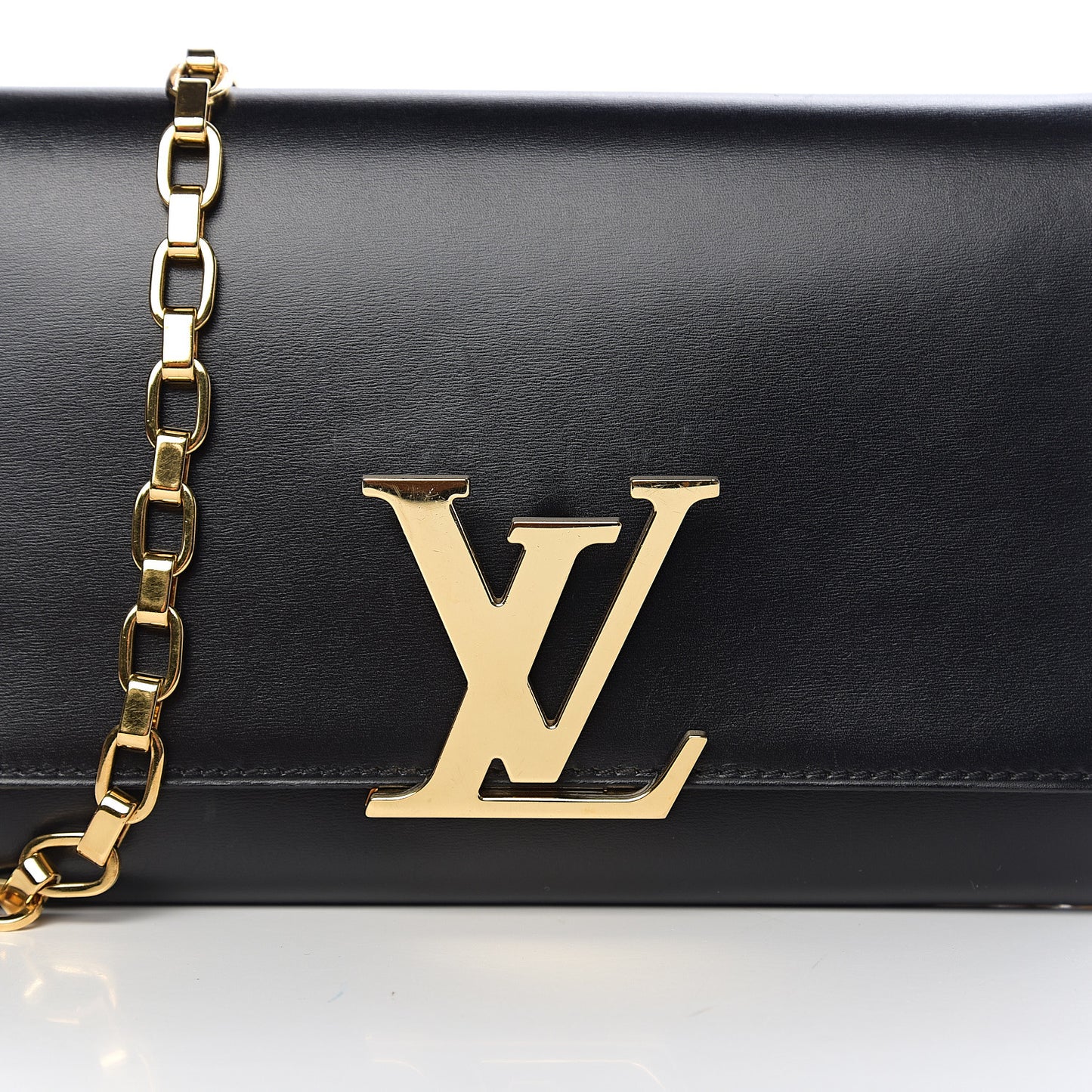 Calfskin Chain Louise MM Black
