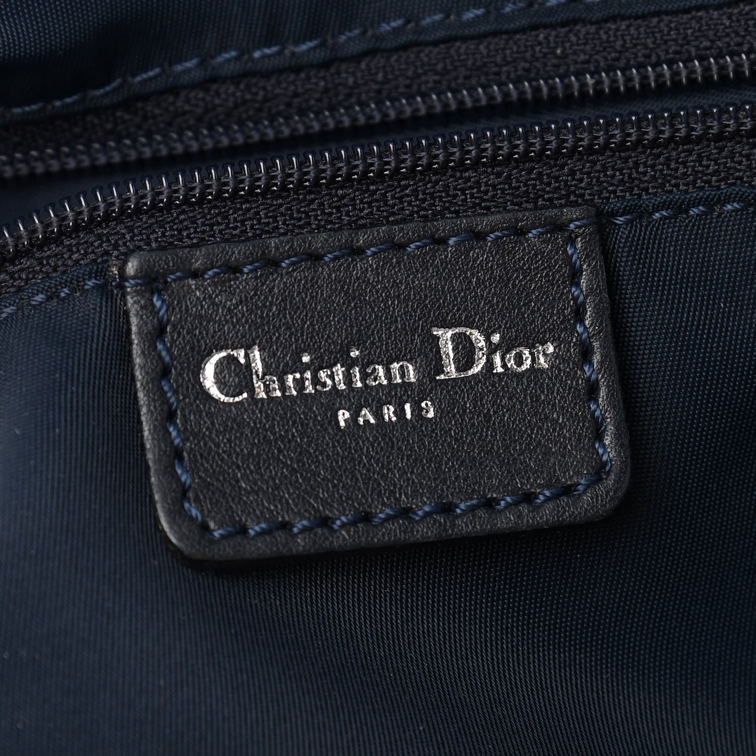 Christian Dior Denim Monogram Charms Shoulder Bag Blue 6 of 13