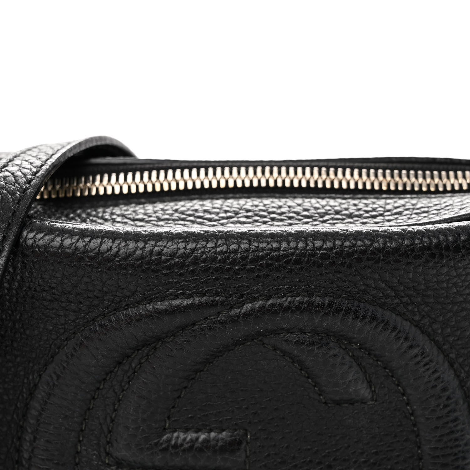 Gucci Pebbled Calfskin Small Soho Disco Bag Black 9 of 11