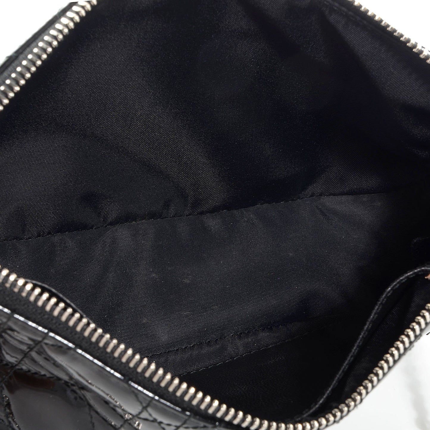Patent Cannage Lady Dior Clutch Black