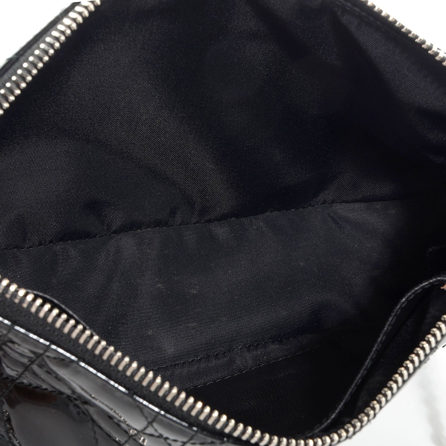 Christian Dior Patent Cannage Lady Dior Clutch Black 5 of 8