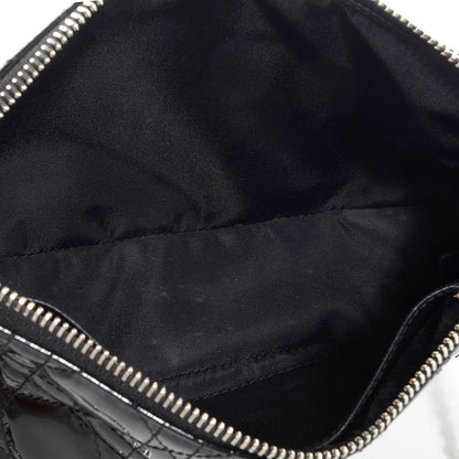 Christian Dior Patent Cannage Lady Dior Clutch Black 5 of 8