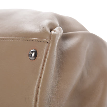 Fendi Vitello Saddle Ayers Large Peekaboo Iconic Satchel Argilla Saddle 18 of 23