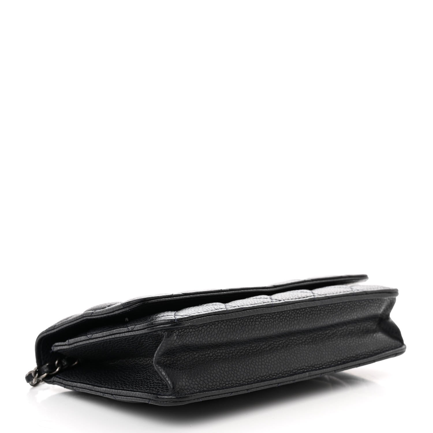Chanel Caviar Quilted Wallet on Chain WOC Navy 4 of 11