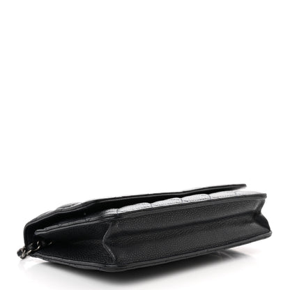Chanel Caviar Quilted Wallet on Chain WOC Navy 4 of 11