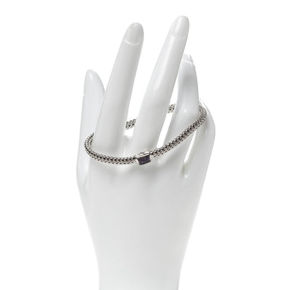John Hardy Sterling Silver Amethyst 5mm Classic Chain Bracelet 2 of 4