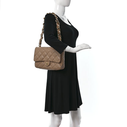 Chanel Lambskin Quilted Large CC Funky Town Flap Beige 2 of 12