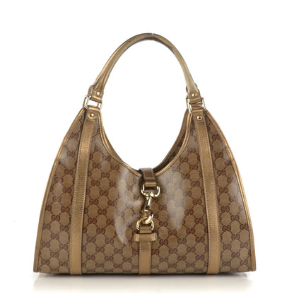 Gucci Crystal Monogram Medium Joy Shoulder Bag Bronze 1 of 10