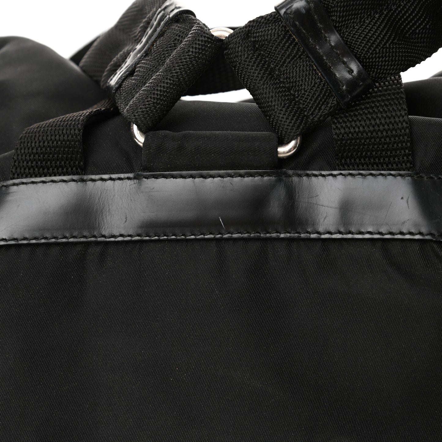 Nylon Vela Medium Backpack Black