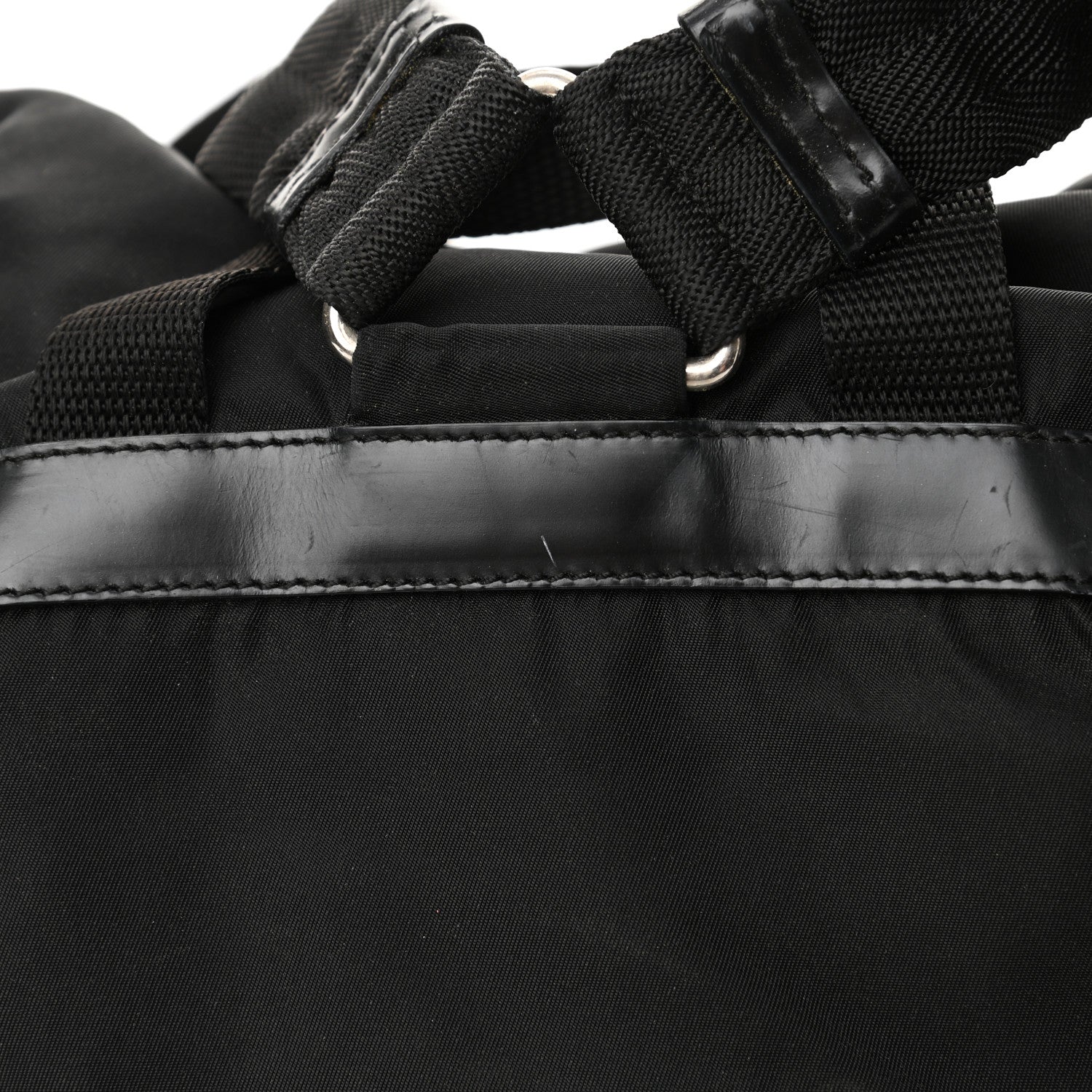 Prada Nylon Vela Medium Backpack Black 11 of 11