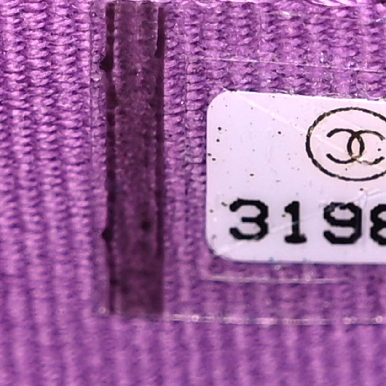 Chanel Caviar Quilted Flap Card Holder Wallet Purple 8 of 14