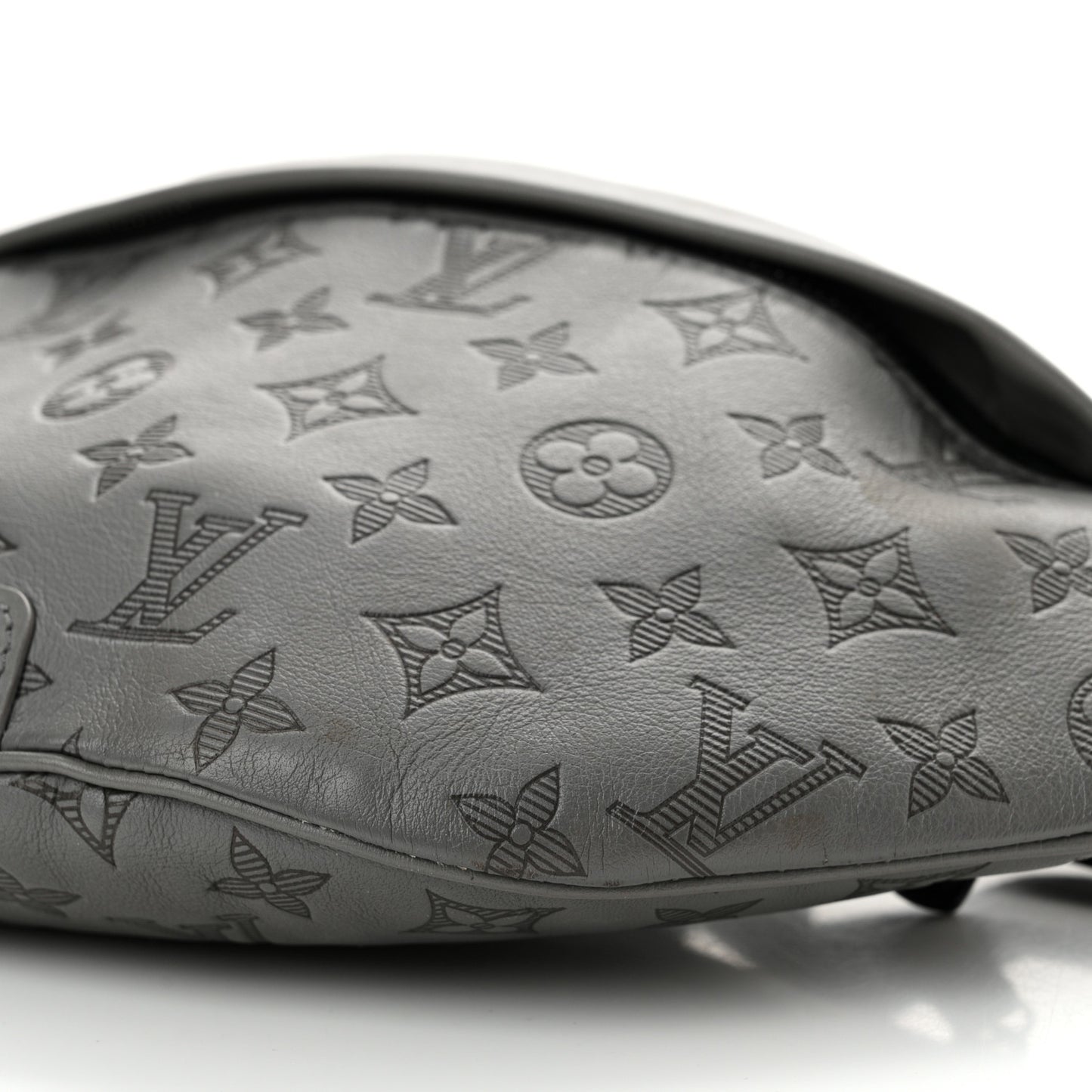 Calfskin Monogram Shadow Discovery Bumbag PM Gray