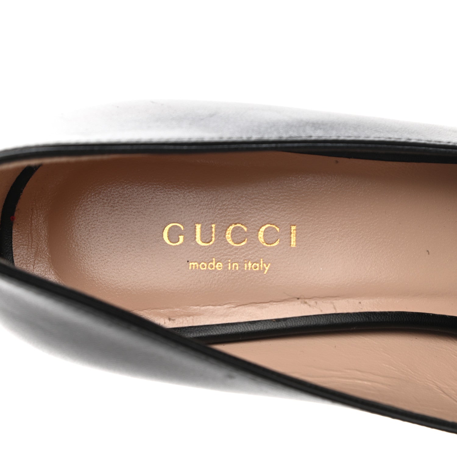 Gucci Malaga Kid GG Marmont Fringe Platform Loafer Pumps 35 Black 7 of 11