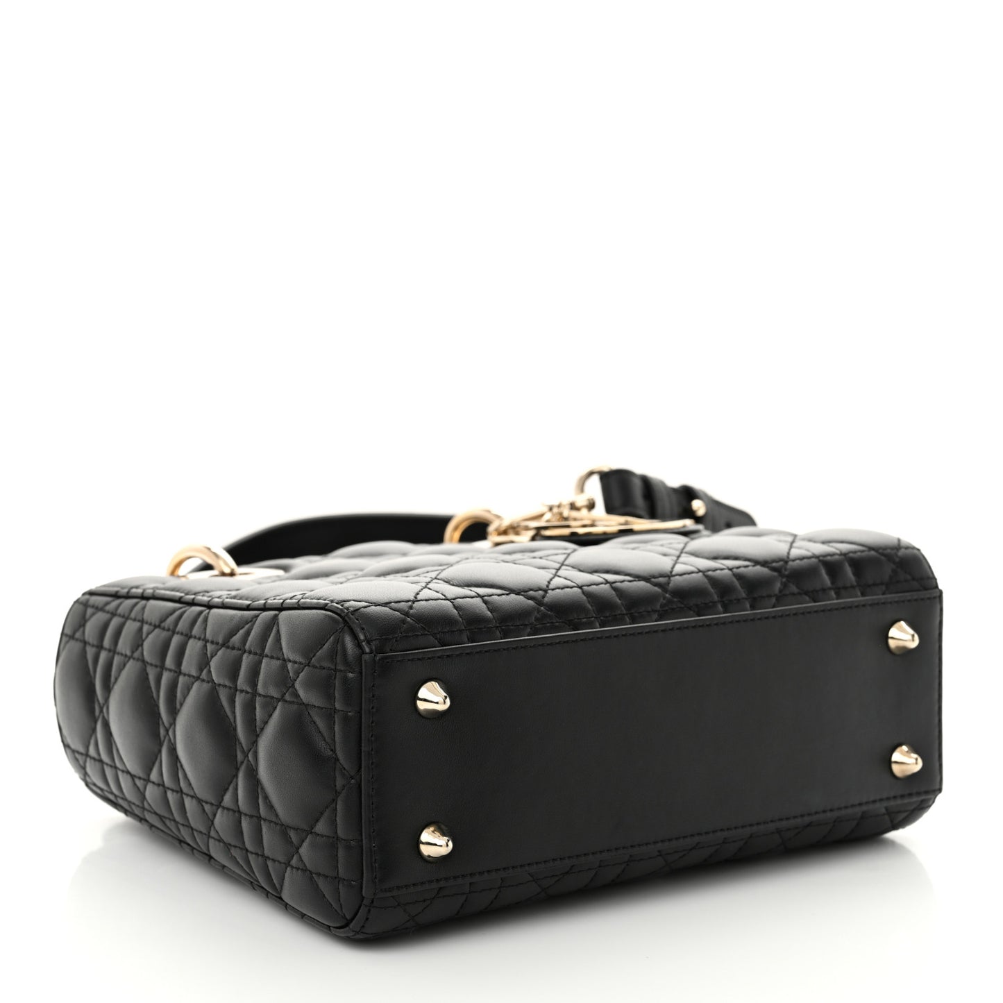 Lambskin Cannage Small My ABCDior Lady Dior Black