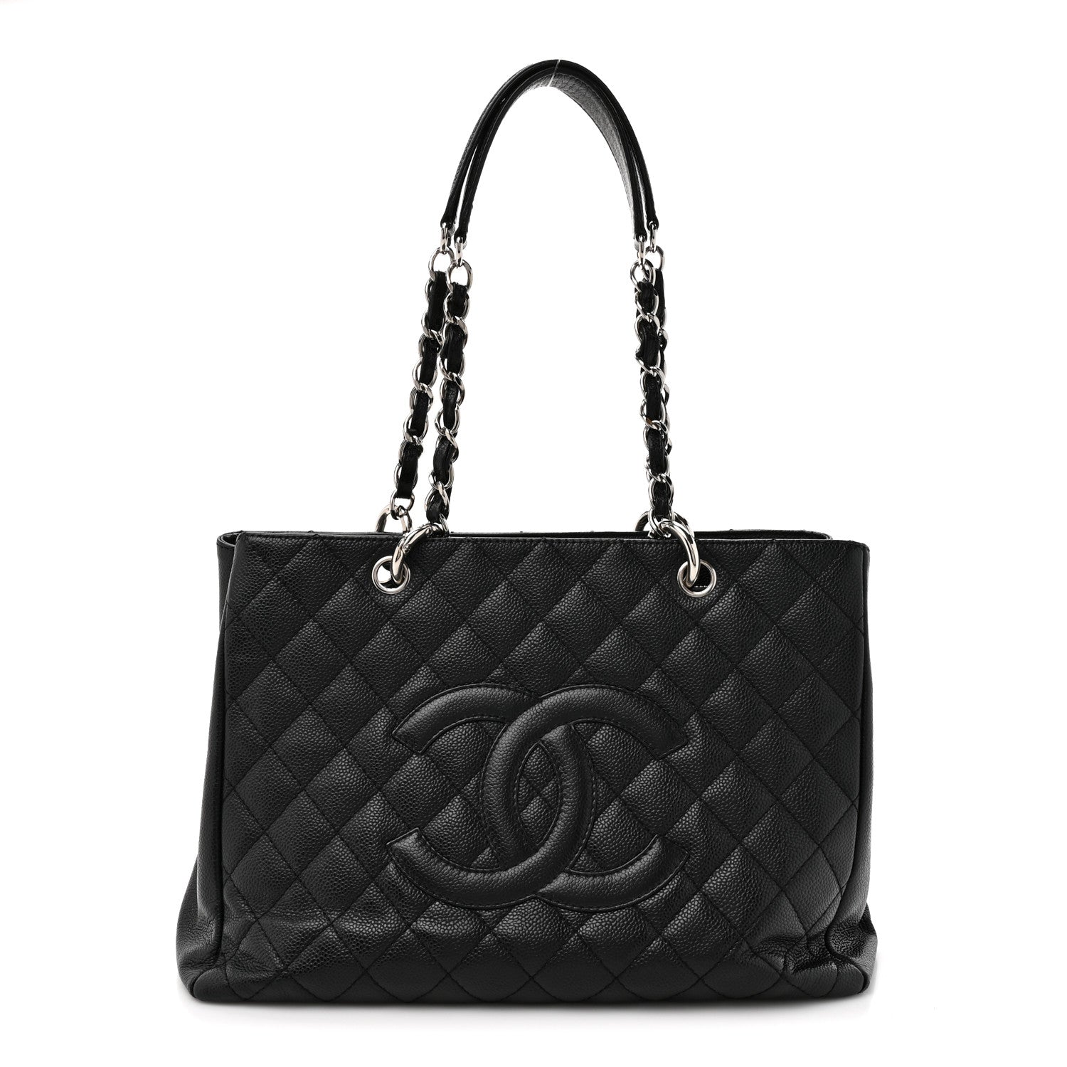 Chanel Caviar Quilted Grand Shopping Tote GST Black 1 of 13