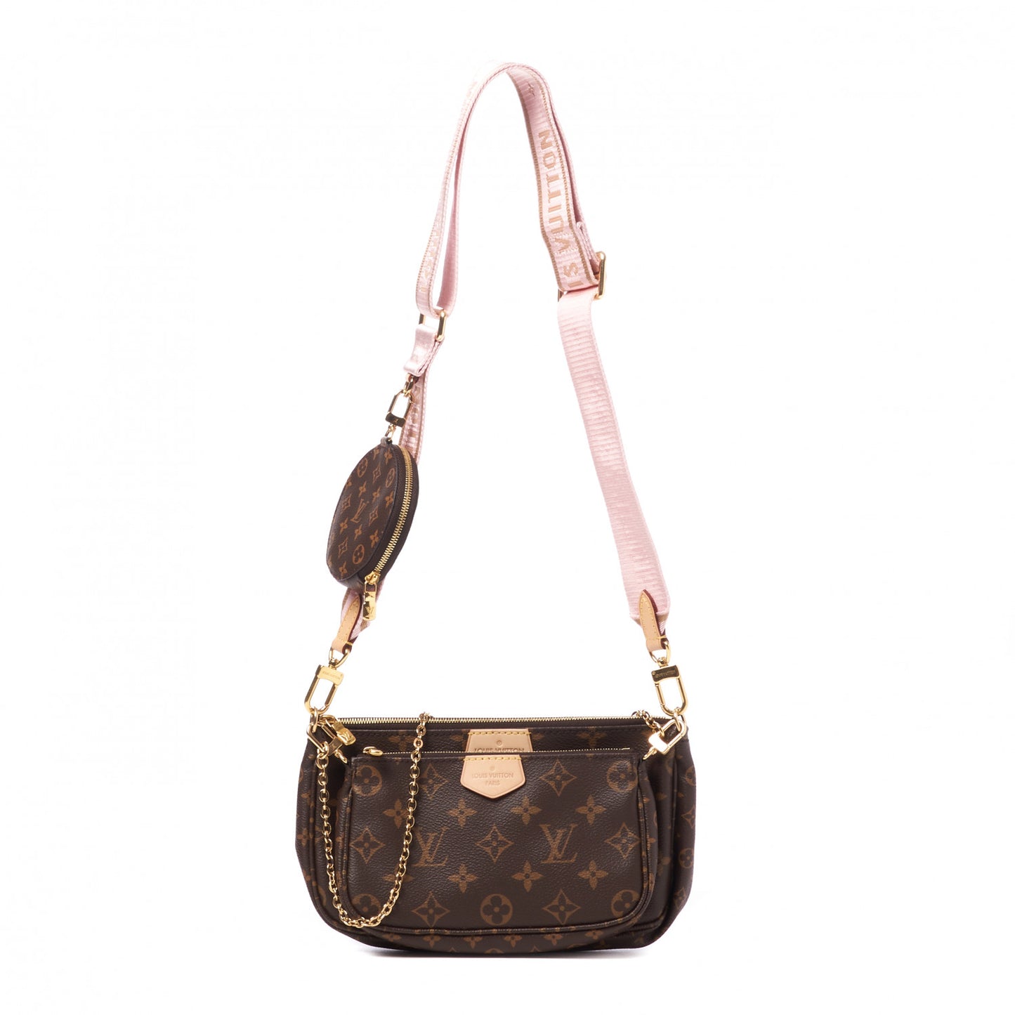 Monogram Multi Pochette Accessories Rose Clair