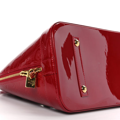 Louis Vuitton Vernis Alma MM Pomme D'Amour 7 of 8